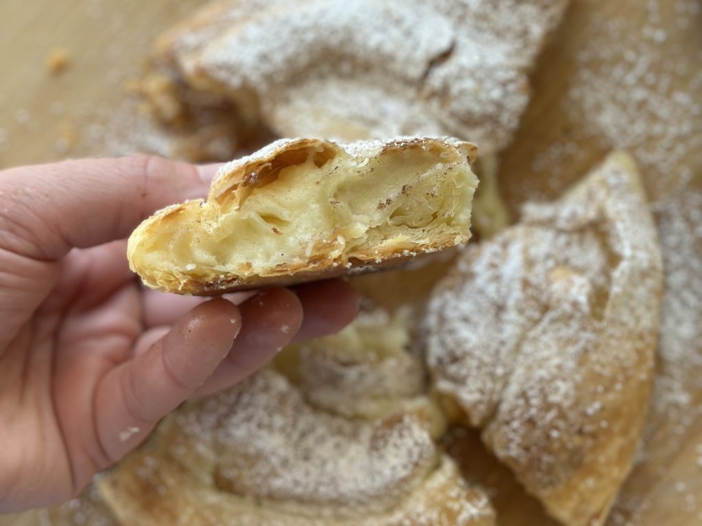 Filo pastry from scratch for bougatsa- stretching method - The Hellenic ...